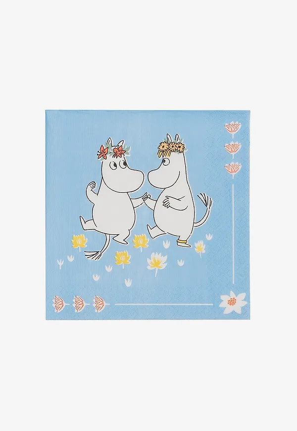 Fantastiskt snygg pappersservett 2026 från Moomin Arabia.