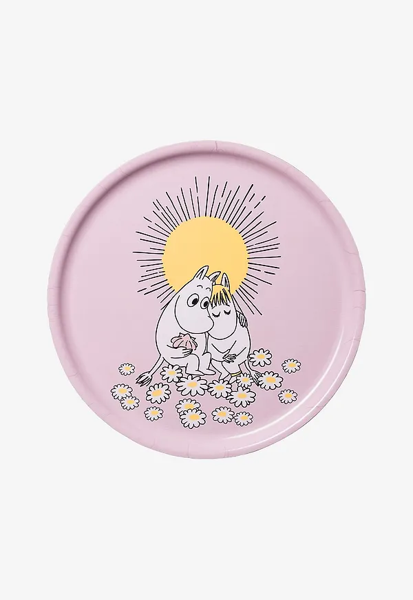 Cool bricka i lila från Moomin Arabia.