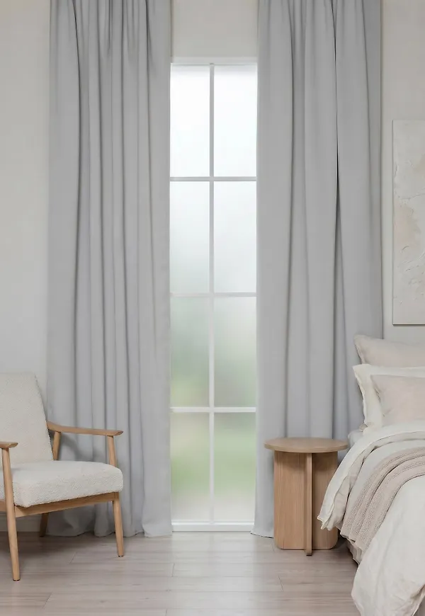 Silver KM Home-gardin i otroligt snygg modell.