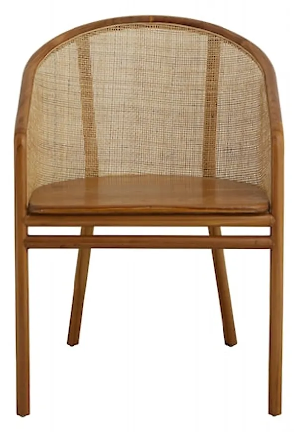 Mysig matbordsstol i beiget från Nordal.