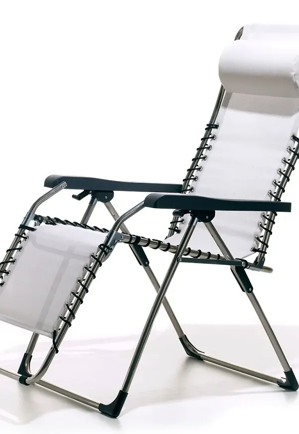 Fin vilstol i aluminium från Fiam.