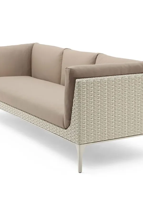 Fantastiskt snygg vit möbel i aluminium från Dedon.