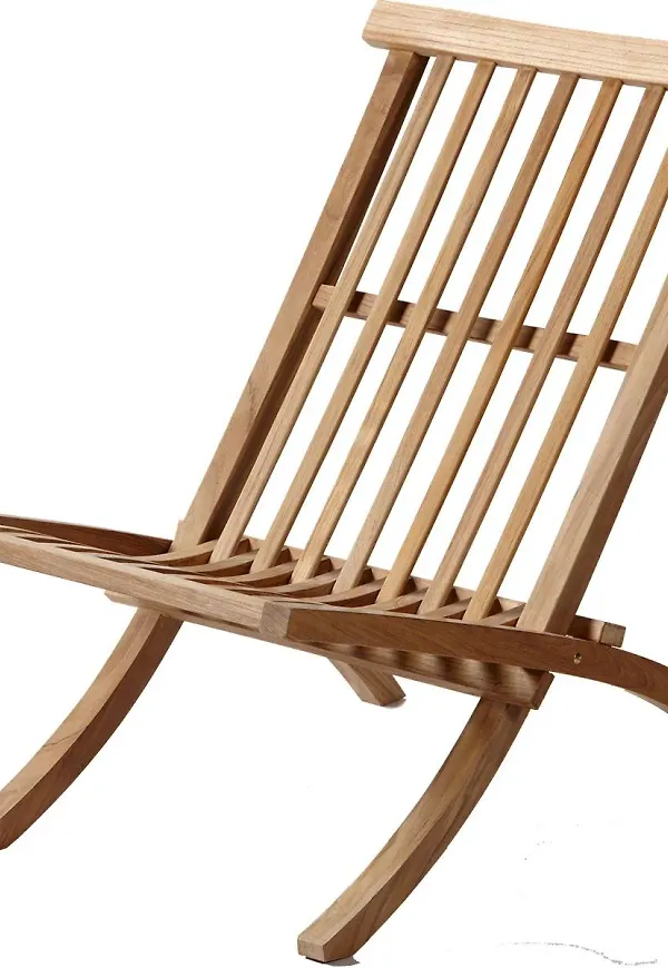 Stilriktig teakstol 2025 från Stockamöllan.