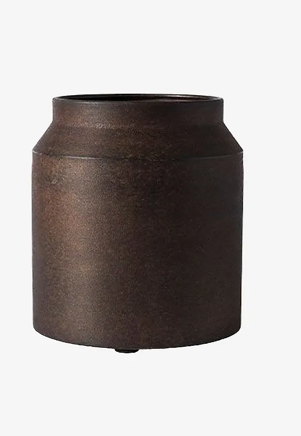 Skön brun kruka i järn från Muubs.