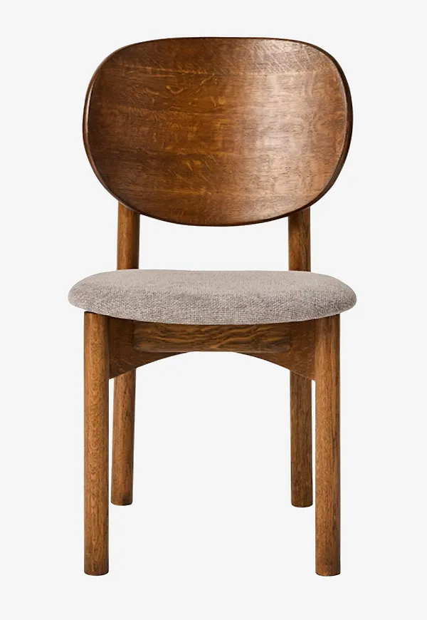 Grå Muubs-ekstol i otroligt snygg modell.