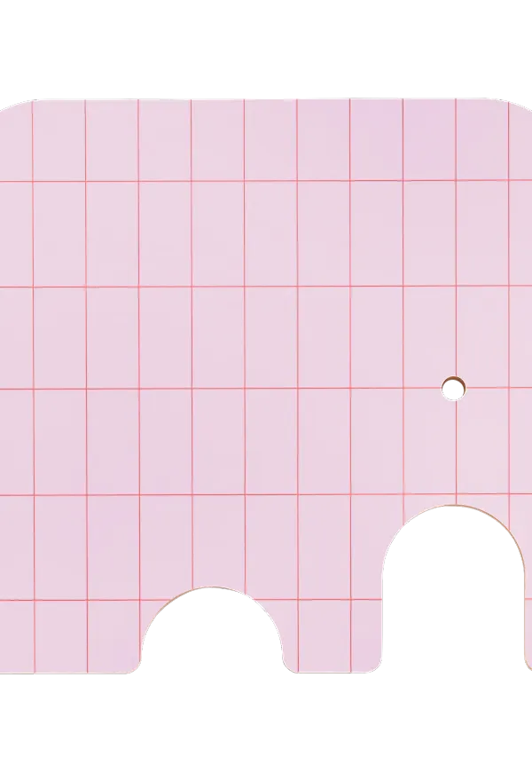 Snygg skärbräda i rosa från Muurla.