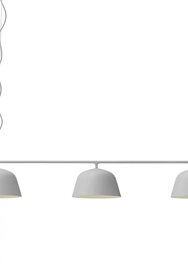 Grå Muuto-lampa i superfin modell.