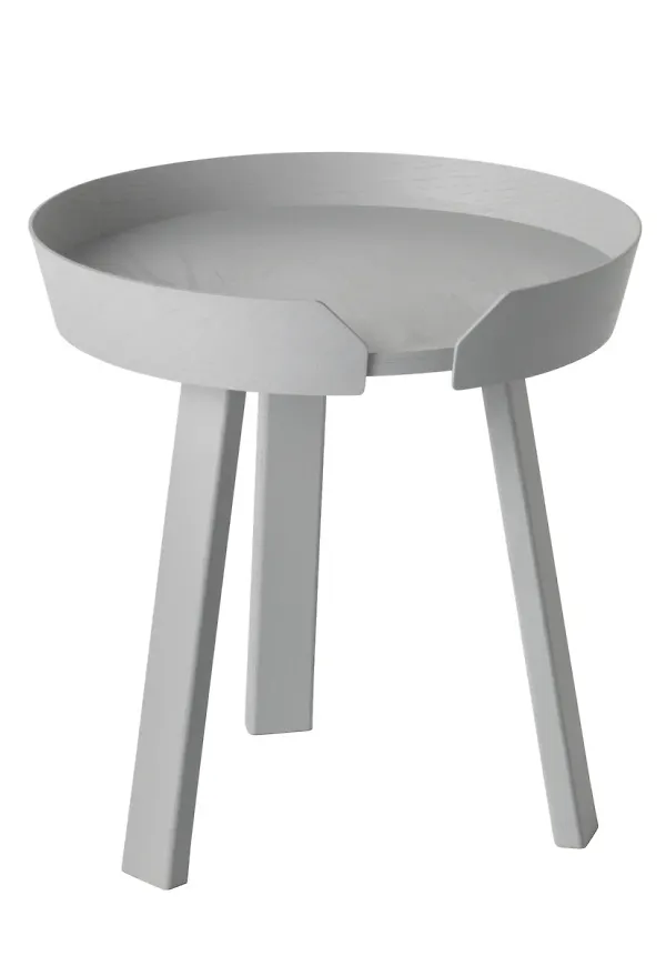 Stilren grå sidobord 2025 från Muuto.