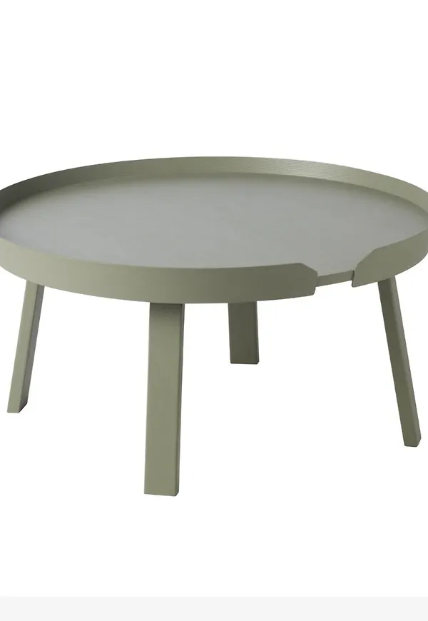 Ljusgrön Muuto-brickbord i ikonisk modell.