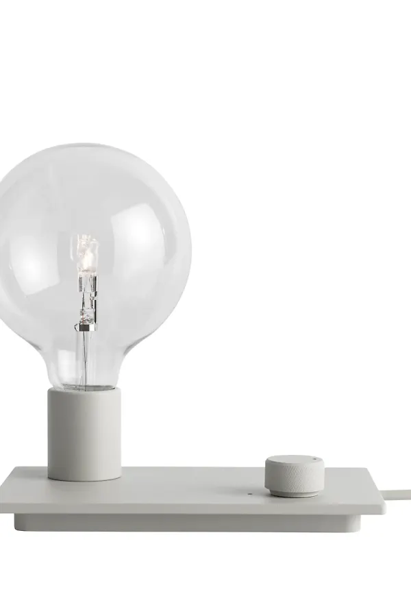 Riktigt snygg lampa i grått från Muuto.