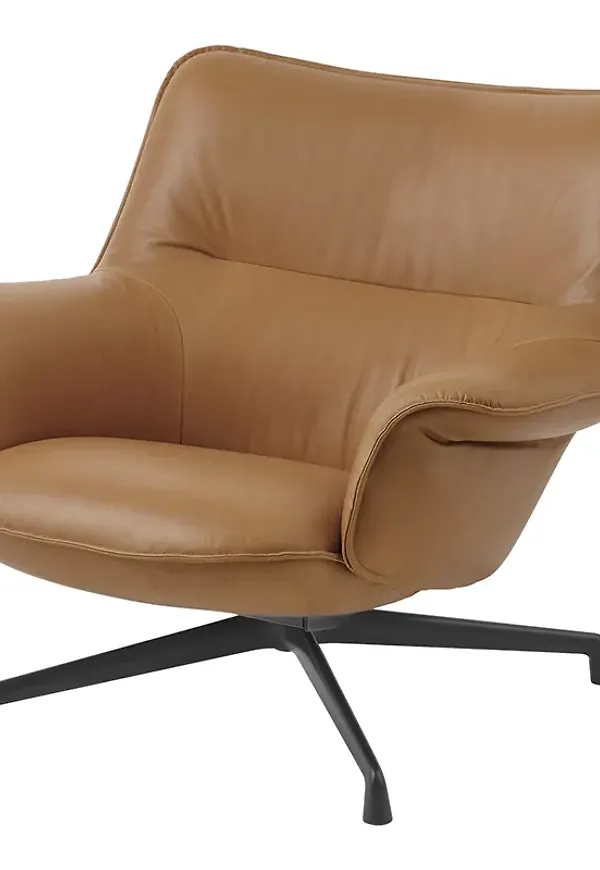 Cool läderfåtölj 2026 från Muuto.