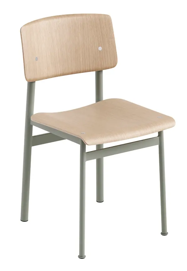 Klassisk stol i grönt från Muuto.