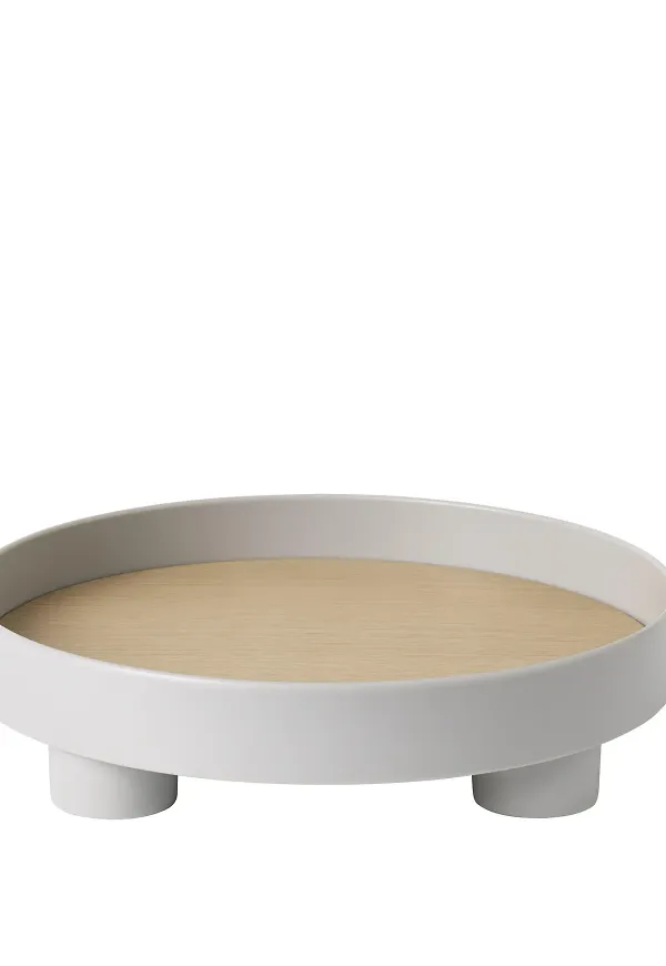 Grå Muuto-bricka i klassisk modell.