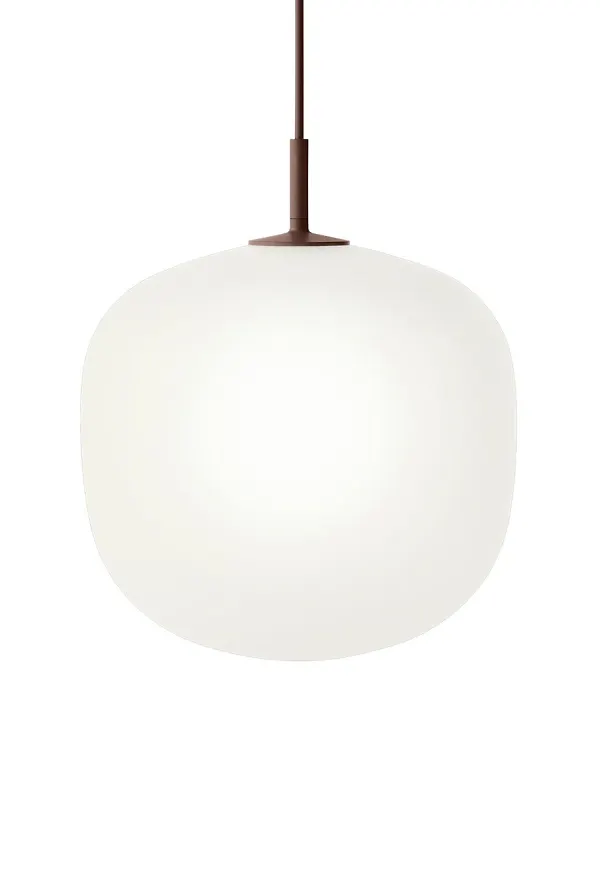 Smickrande röd lampa 2026 från Muuto.