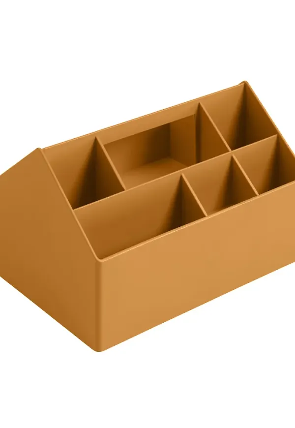 Fin verktygslåda i oranget från Muuto.