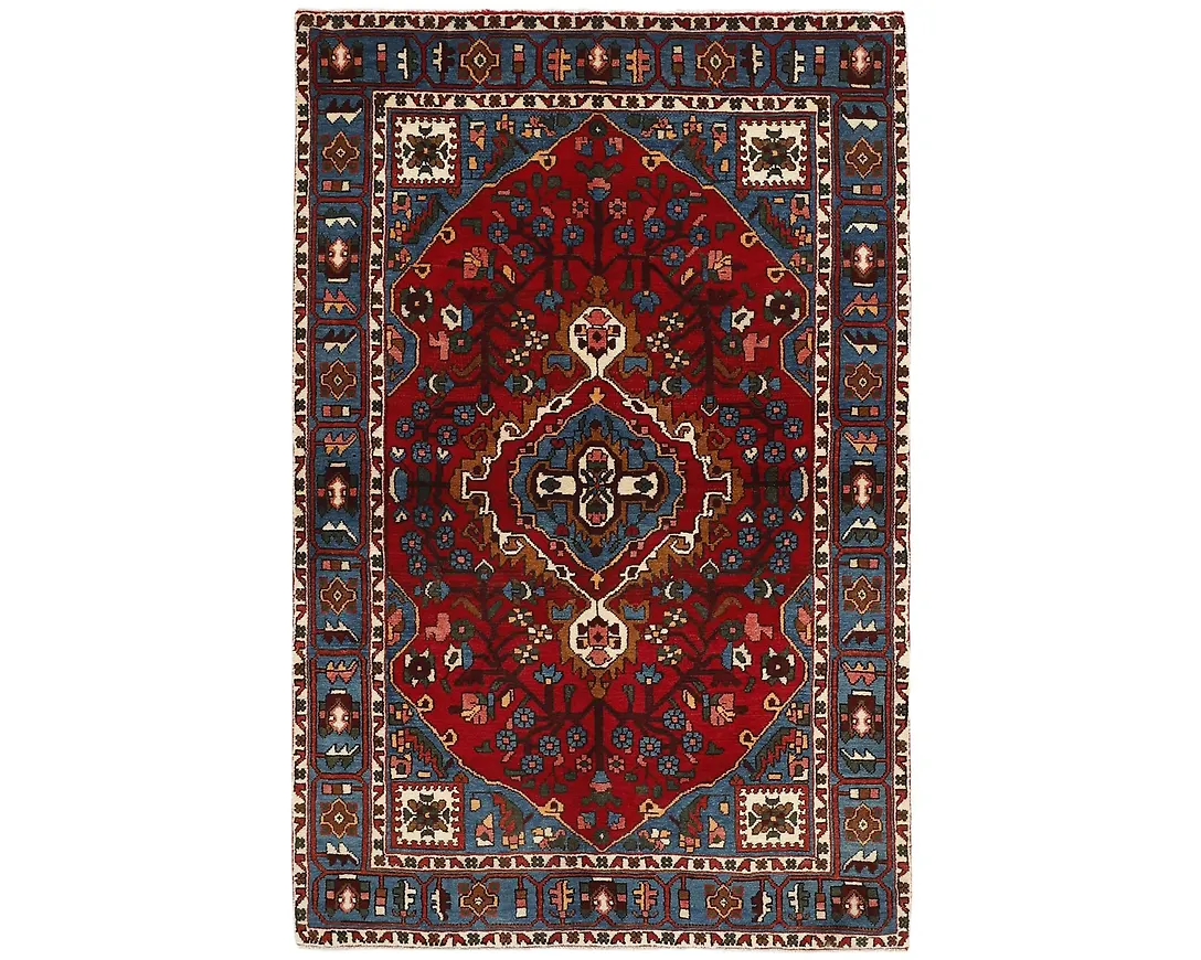 Härlig grön matta i bomull från Rezas.