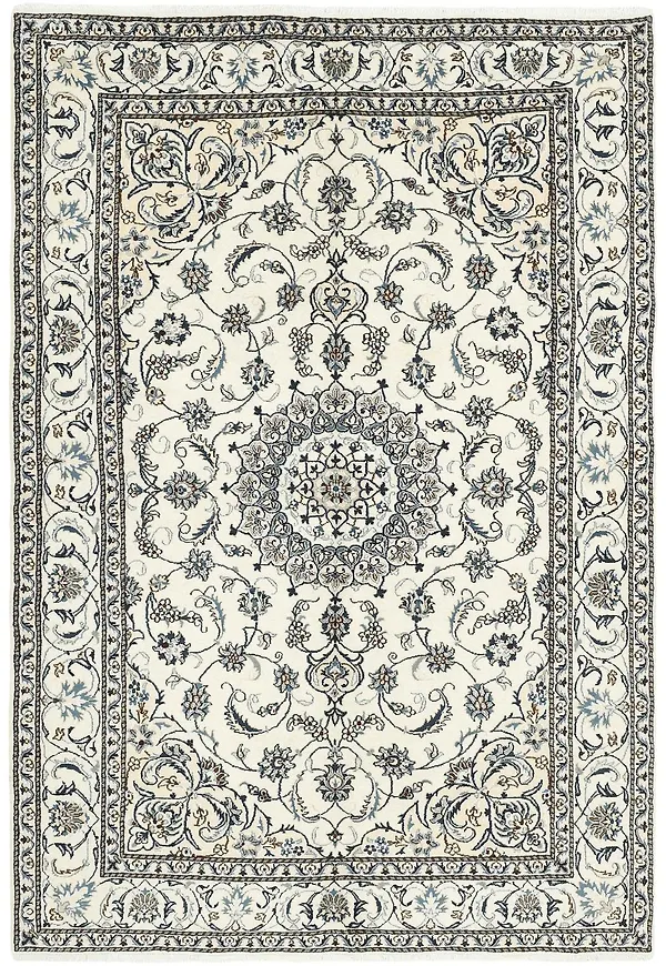 Vit Rezas-bomullsmöbel i modern modell.