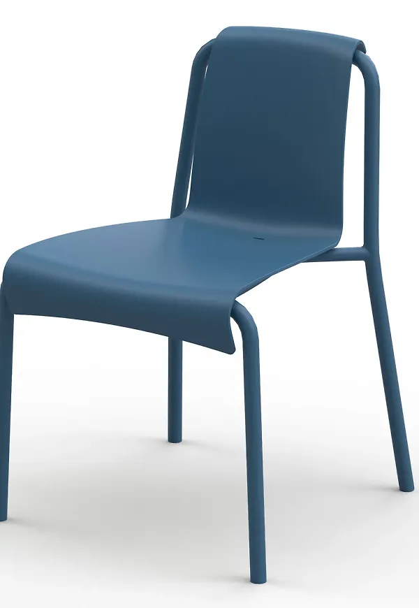 Mörkgrå Houe-trädgårdsstol i elegant modell.