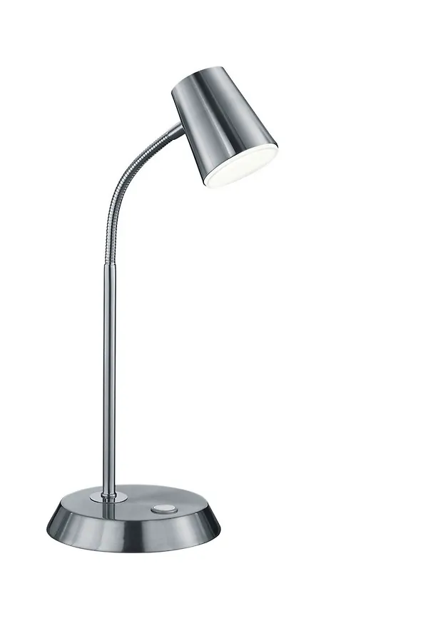 Otroligt fin skrivbordslampa i silver från Trio Lighting.