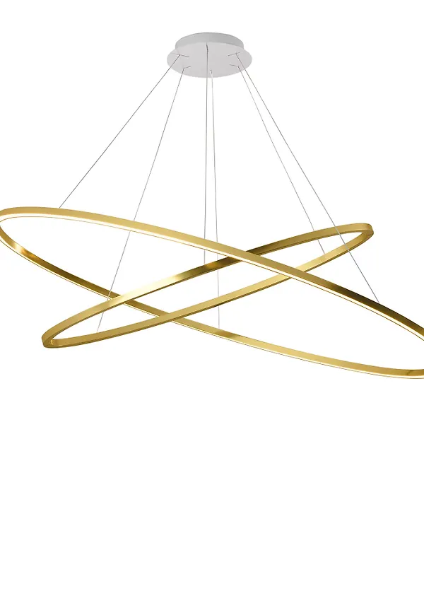 Guld Nemo Lighting-pendellampa i superfin modell.