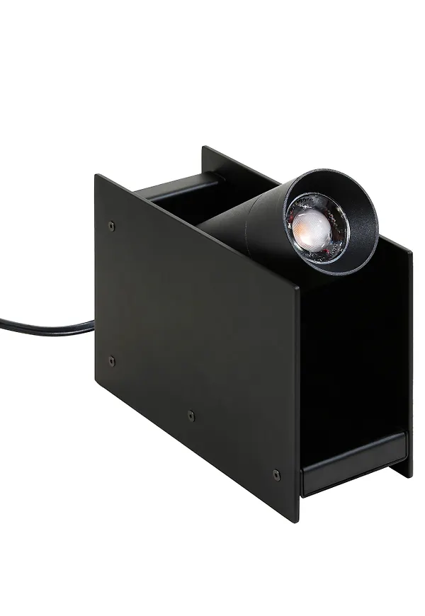 Svart Nemo Lighting-spotlight i fantastiskt fin modell.