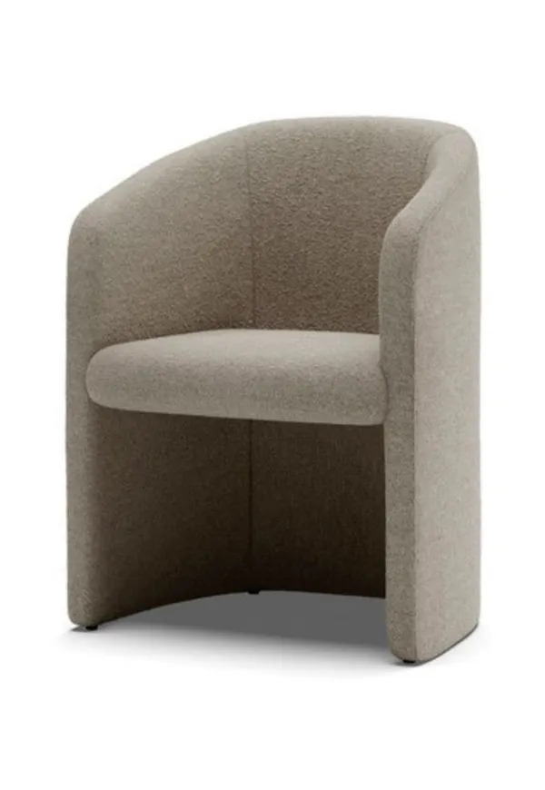 Beige New Works-stol i trendig modell.