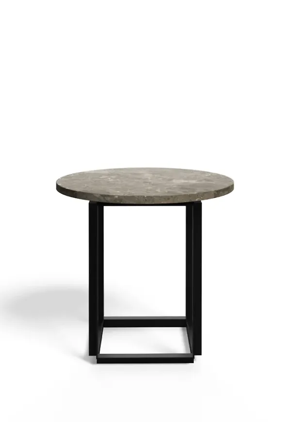 Fantastiskt snygg sidobord i grått från New Works.