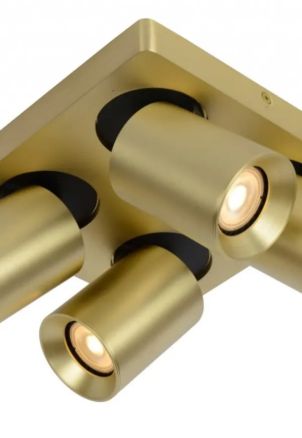 Stilriktig aluminiumtaklampa 2025 från Lucide.