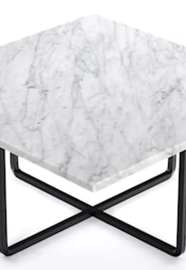 Vit OX DENMARQ-soffbord i snygg modell.