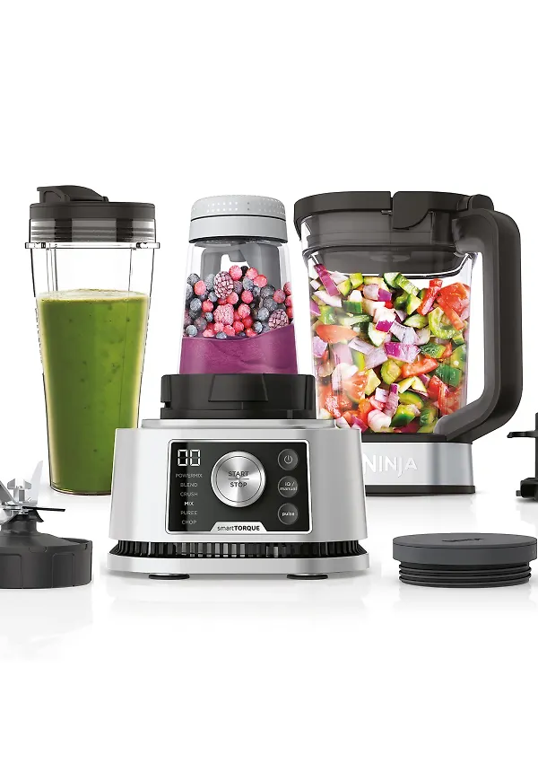 Stilren blender i silverfärgade från Ninja.