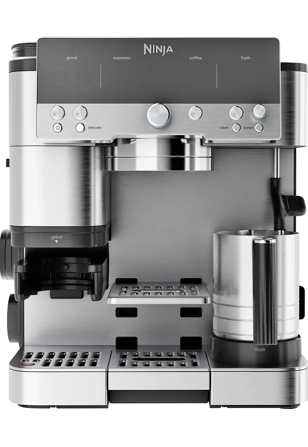 Svart Ninja-kaffemaskin i riktigt snygg modell.