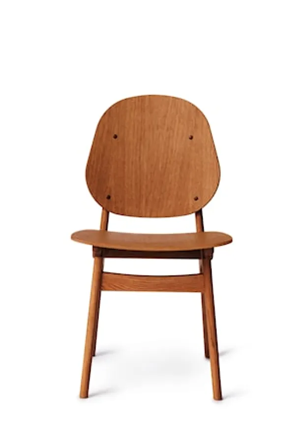 Brun Warm Nordic-ekstol i jättesnygg modell.