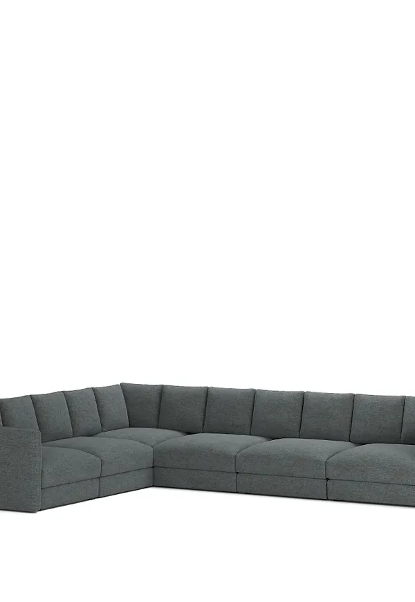 Modern modulsoffa i blått från NOGA.