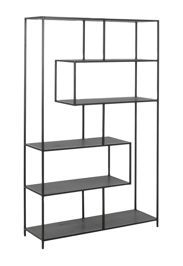Supersnygg bokhylla i svart från NORDFORM.