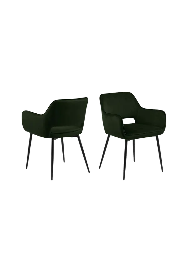 Olivgrön NORDFORM-stol i klassisk modell.