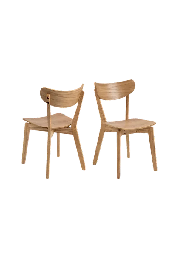 Trendig stol i ek från NORDFORM.