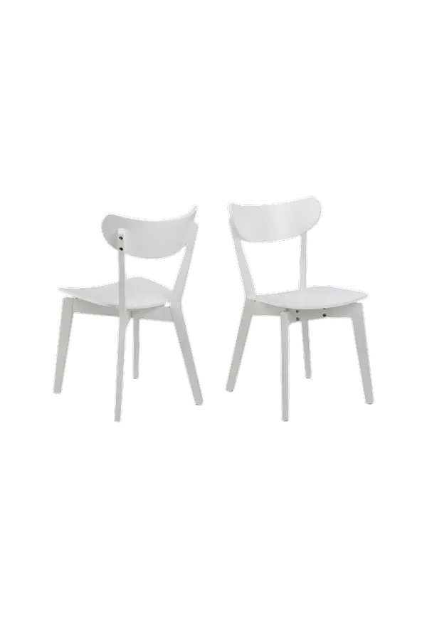 Elegant vit matstol 2025 från NORDFORM.