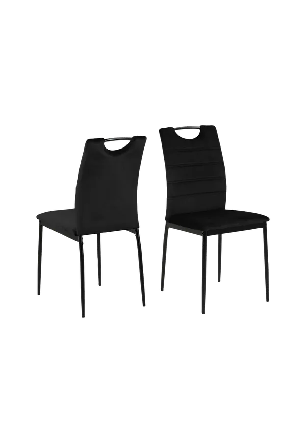 Söt svart matstol 2025 från NORDFORM.