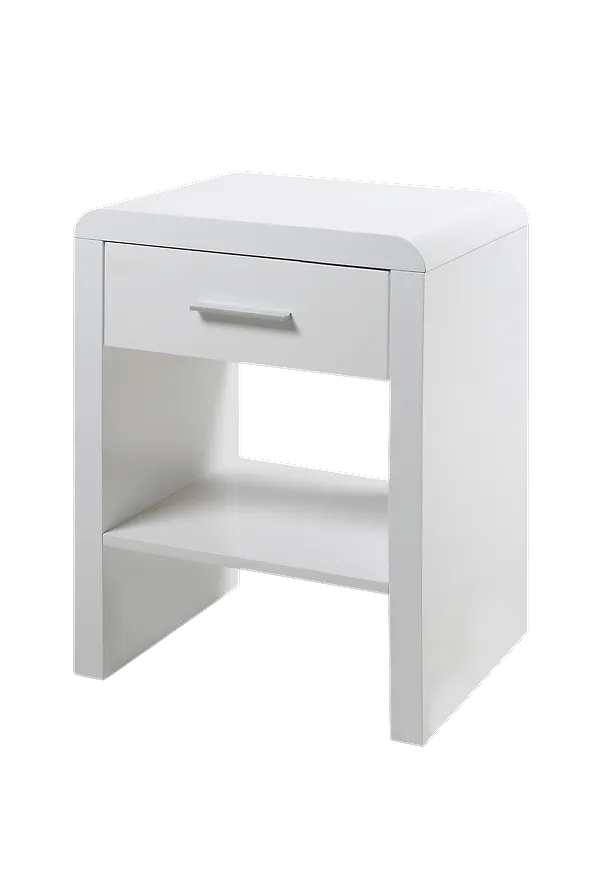 Ikonisk vit sängbord 2025 från NORDFORM.