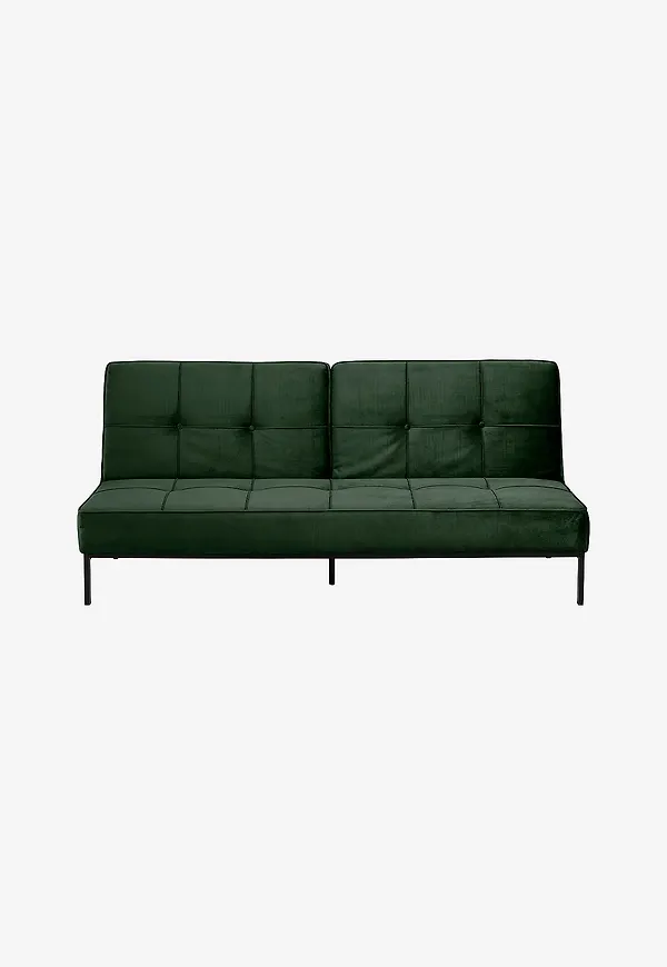 Elegant bäddsoffa i grönt från NORDFORM.