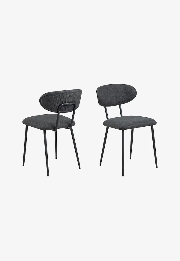 Grå NORDFORM-matstol i elegant modell.