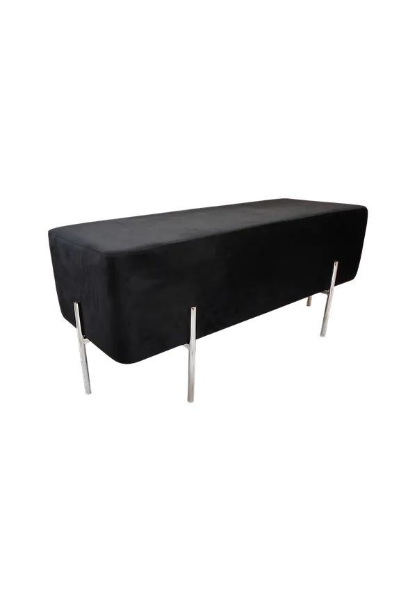 Mysig bänk i svart från Nordic Furniture Group.