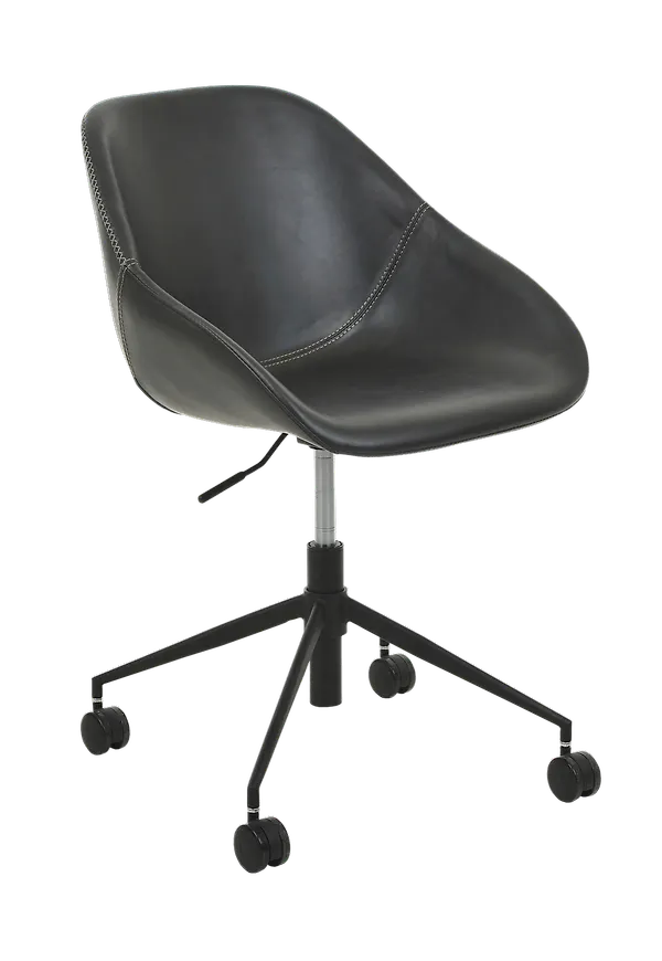 Svart Nordic Furniture Group-kontorsstol i söt modell.