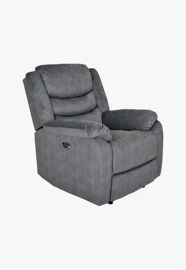 Elegant grå fåtölj 2025 från Nordic Furniture Group.