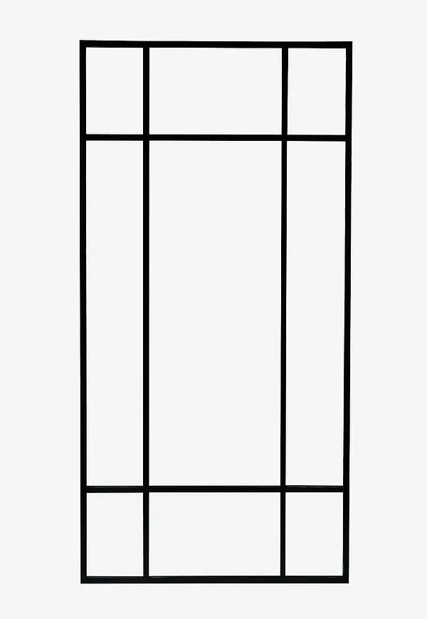 Riktigt fin spegel i svart från Nordic Furniture Group.