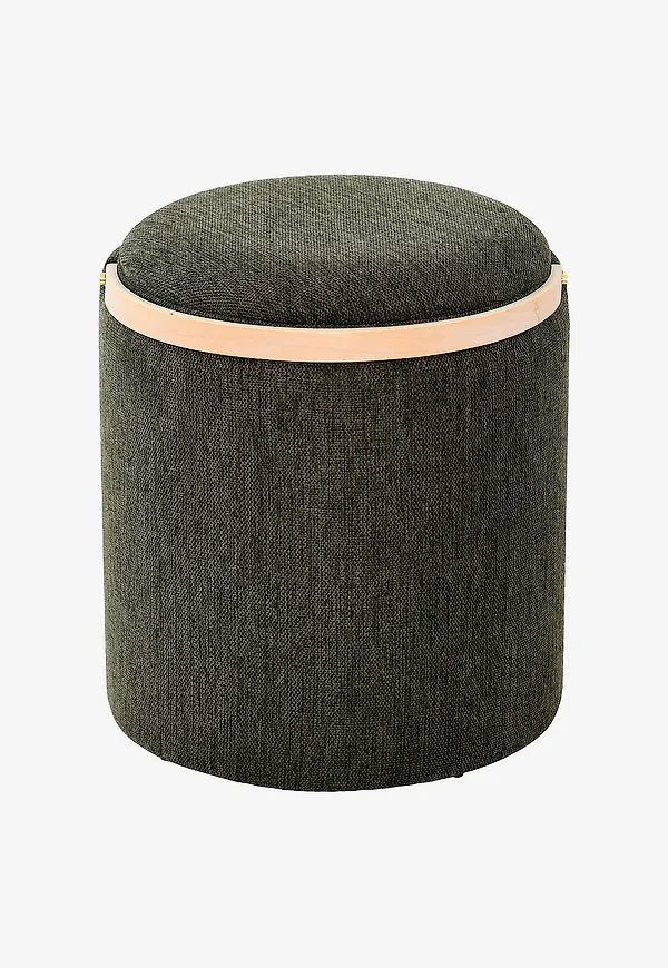 Stilren sittpuff i grönt från Nordic Furniture Group.