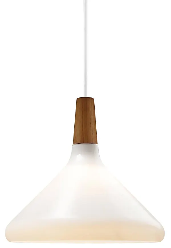 Jättesnygg taklampa i valnöt från Design For The People.