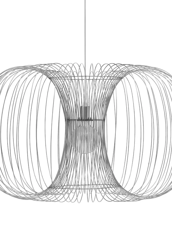 Ikonisk lampa i silverfärgade från Normann Copenhagen.
