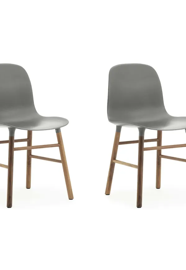 Komfortabel stol i grått från Normann Copenhagen.