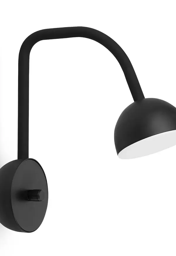 Elegant svart vägglampa 2025 från Northern.
